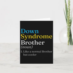 Welt-Down-Syndrom-Tag zur Bekämpfung von Krebsvors Karte