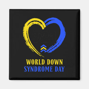 Welt-Down-Syndrom-Tag zur Bekämpfung von Krebsvors Magnet