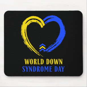 Welt-Down-Syndrom-Tag zur Bekämpfung von Krebsvors Mousepad
