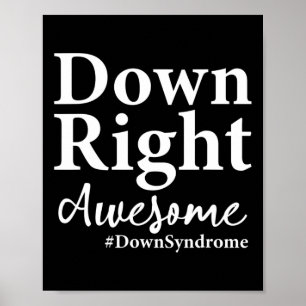 Welt-Down-Syndrom-Tag zur Bekämpfung von Krebsvors Poster