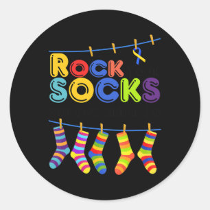 Welt-Down-Syndrom-Tag zur Bekämpfung von Krebsvors Runder Aufkleber