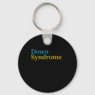 Welt-Down-Syndrom-Tag zur Bekämpfung von Krebsvors Schlüsselanhänger