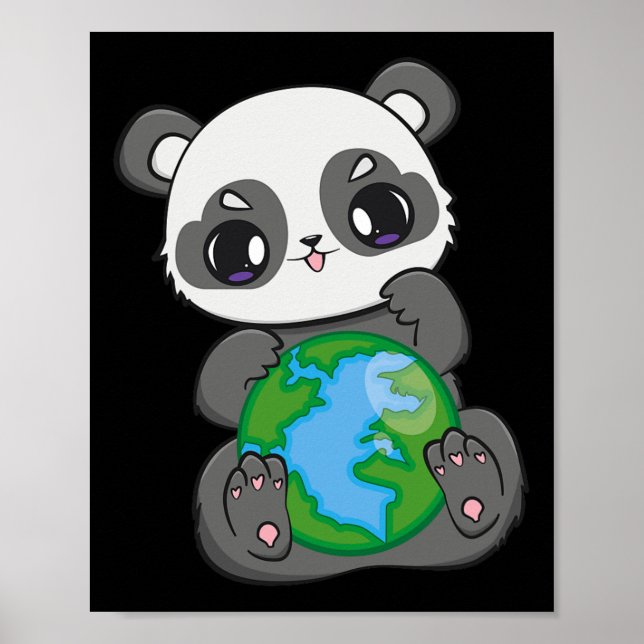 Welt-Erde-Tag - Panda Poster (Vorne)