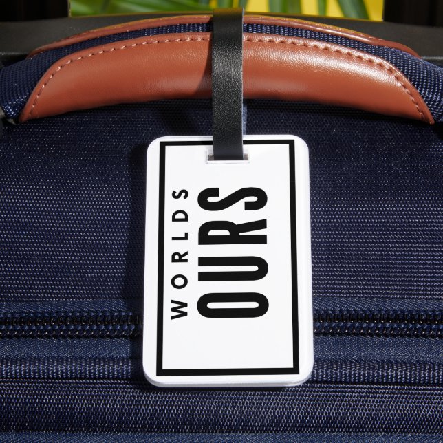 Welt Gepäckanhänger (Rückseite Insitu 4)