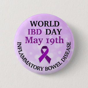Welt-IBD-Day Awareness-Ribbon Button