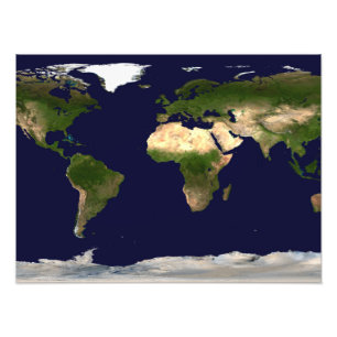 Welt insgesamt - Planet Erde Fotodruck