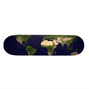 Welt insgesamt - Planet Erde Skateboard