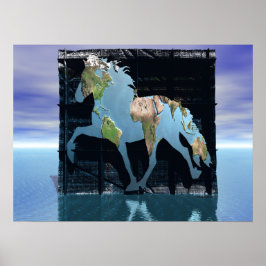 Welt isländischer poster