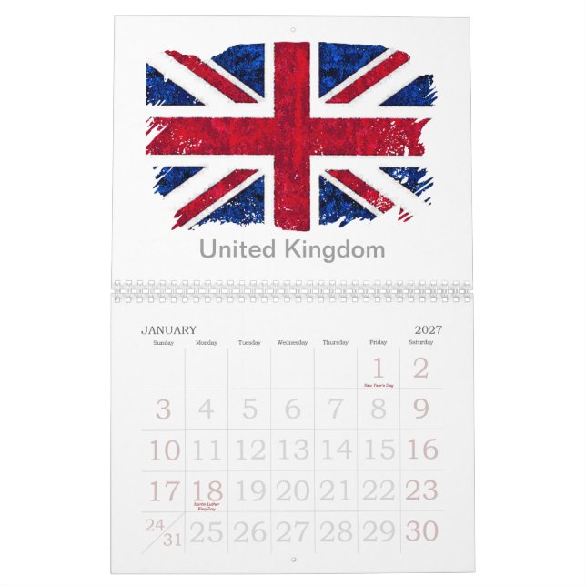 WELT KENNZEICHNET Kalender 2013 (Jan 2027)