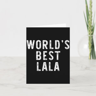 Welt Lala Lustige Familie Karte