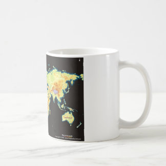 Welt map-2 tasse