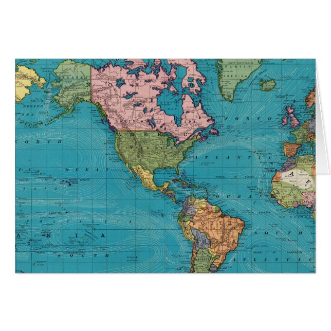 Welt, Mercators Prognose (Vorderseite (Horizontal))