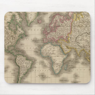 Welt, Mercators Projektion 2 Mousepad