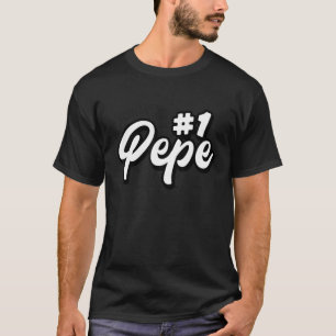 Welt Nr. 1 Pepe Retro Vatertag Bester Pepe je T-Shirt