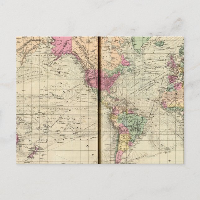 Welt Postkarte (Vorderseite)