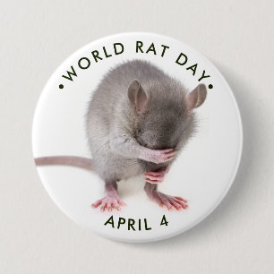 Welt-Rat-Tag Button