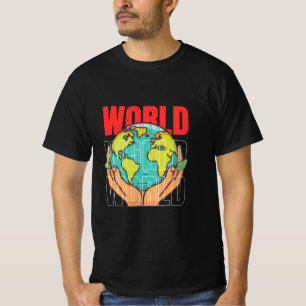 Welt – Reise-Abenteuer-Globus-Design T-Shirt