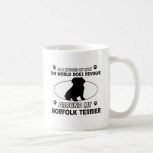 Welt rotiert um meinen Norfolk-Terrier Kaffeetasse