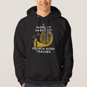 Welt_s Bester Französischer Hornlehrer, Brass Musi Hoodie
