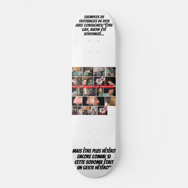 Welt Skateboard (Vorderseite)