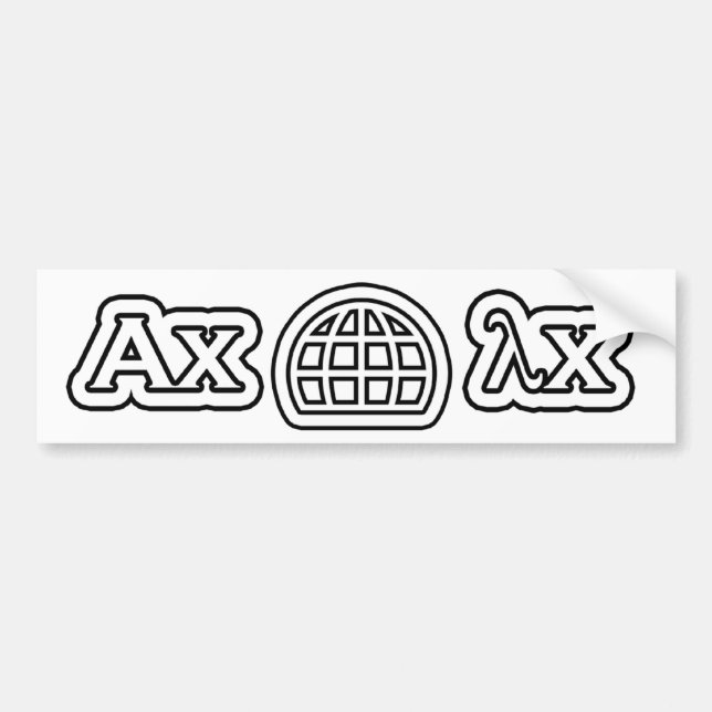 Welt-Tag des Eigenwerts Autoaufkleber (Vorne)