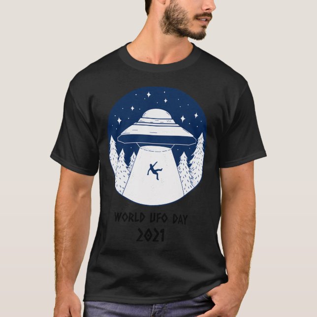 Welt-Ufo-Tag 2021 T-Shirt (Vorderseite)