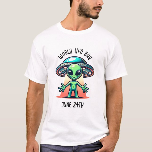 Welt-UFO-Tag | 24. Juni T-Shirt (Vorderseite)