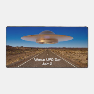 Welt-UFO-Tag Schreibtischunterlage