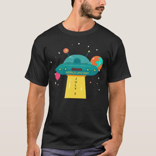 Welt-UFO-Tag T-Shirt (Vorderseite)