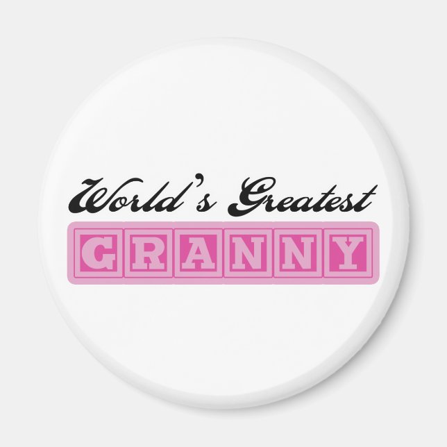 Welt und Apos, das Beste Großartige Magnet (Vorne)