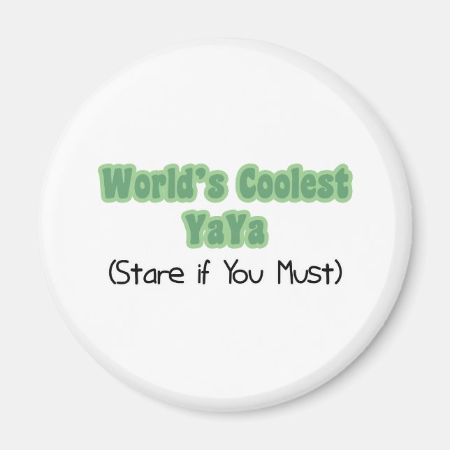 Welt und Apos; das Coole JaYa Magnet (Vorne)