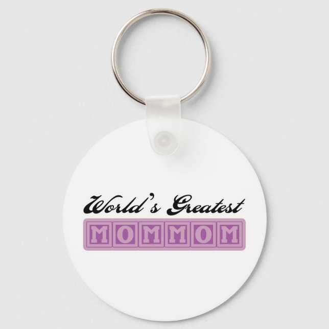 Welt und Apos; die Bestste Mutter Schlüsselanhänger (Vorderseite)