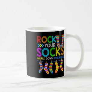 Welt-unten-Syndrom-Tag 2023 Boys Girls Kids Rock Kaffeetasse