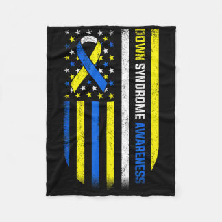 Welt-unten-Syndrom-Tag, Bewusstsein für das Down-S Fleecedecke