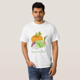 Welt-Vegetariertag Minimalistischer Niedlicher T - T-Shirt
