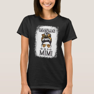 Welt voller Grandmas sei eine Mimi Fun Leopard-Bot T-Shirt