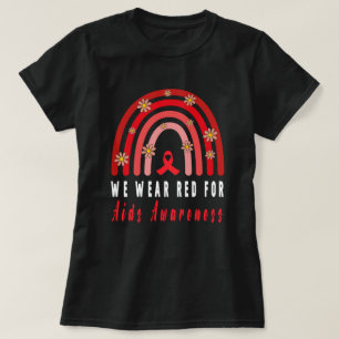 WELTAIDSTAG, Dezember Bewusstsein,HIV-Krieger,Re T-Shirt
