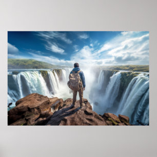 Weltanschauung Outdoor Adventure erkunden Natur Poster