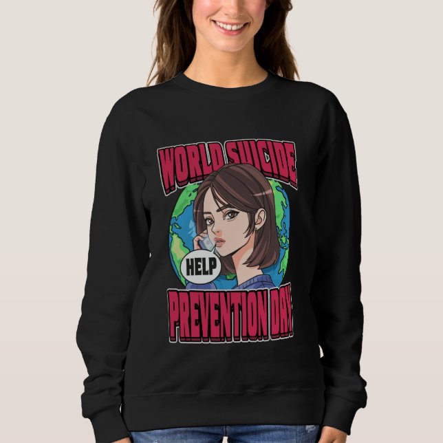 Weltanschauung zum Welttag der Suizidprävention 1. Sweatshirt (Vorderseite)