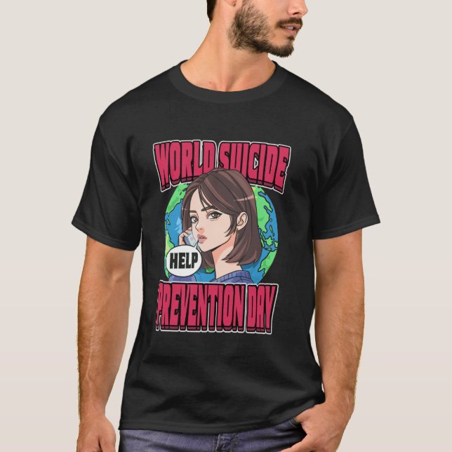 Weltanschauung zum Welttag der Suizidprävention 1. T-Shirt (Vorderseite)