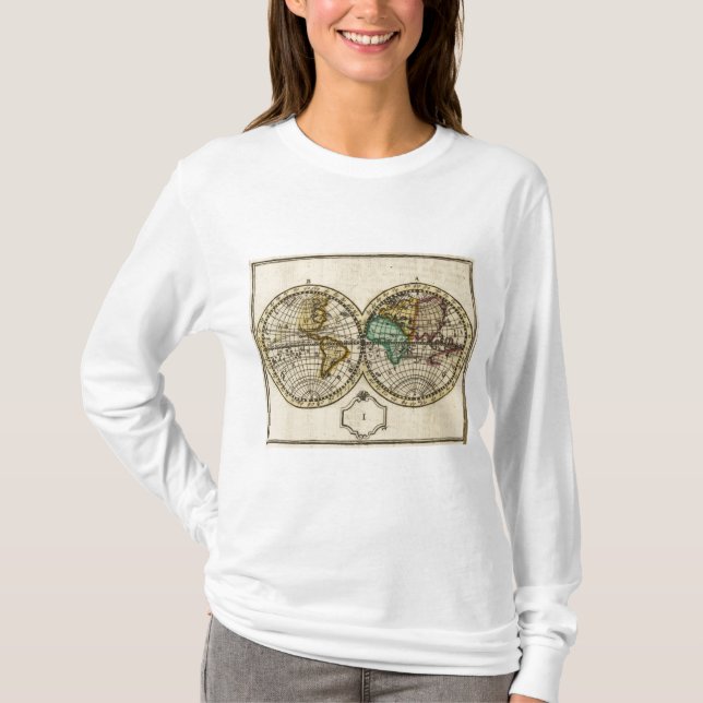 Weltatlas T-Shirt (Vorderseite)