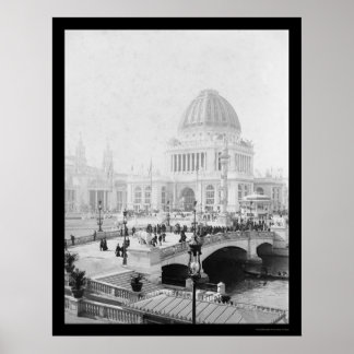 Weltausstellung in Kolumbien 1893 in Chicago Poster