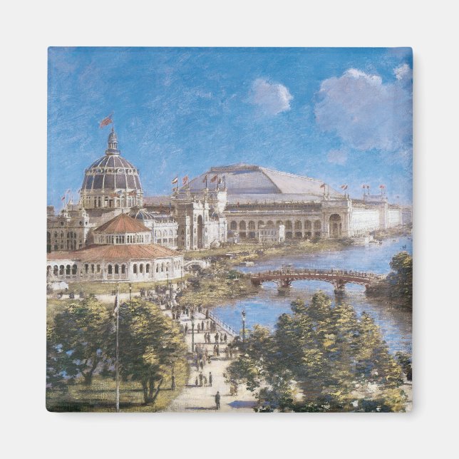 Weltausstellung in Kolumbien von Theodore Robinson Magnet (Vorne)