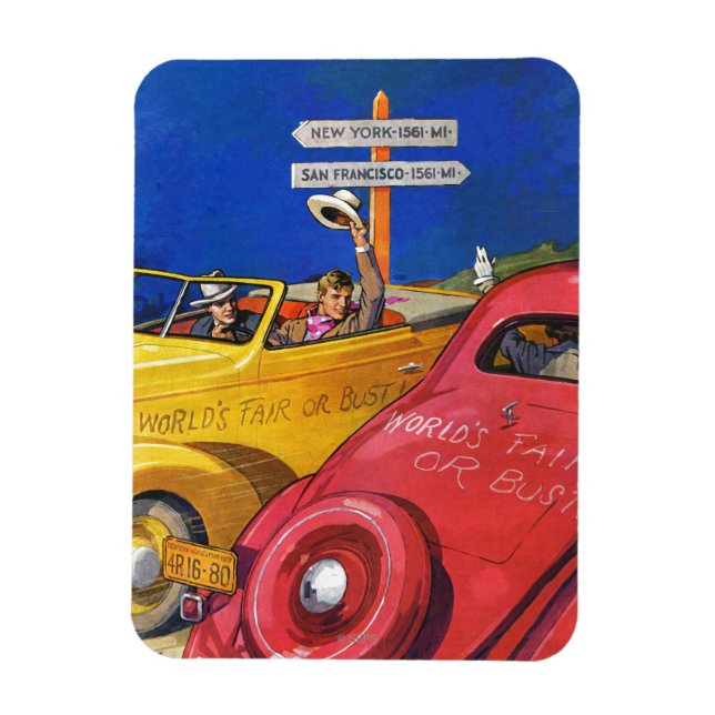 Weltausstellung oder Pleite Magnet (Vertikal)