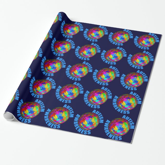 Weltautismus-Bewusstsein Geschenkpapier (Ungerollt)