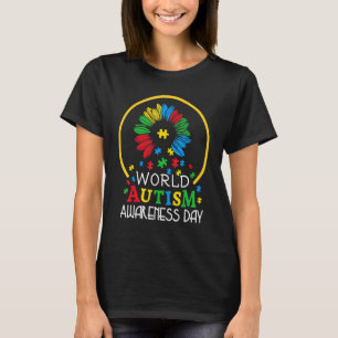 Weltautismusaufklärungsmonat Autistisches Design T-Shirt