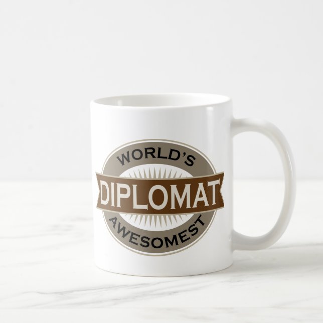WeltAwesomest Diplomat Kaffeetasse (Rechts)