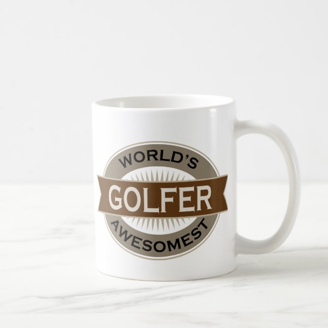 WeltAwesomest Golfspieler Tasse (Rechts)