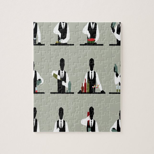 WeltBarkeeper-Tag - Anerkennungs-Tag Puzzle (Vertikal)