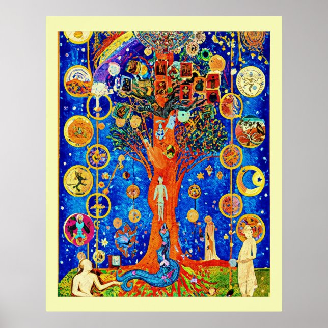 Weltbaumnacht Poster (Vorne)